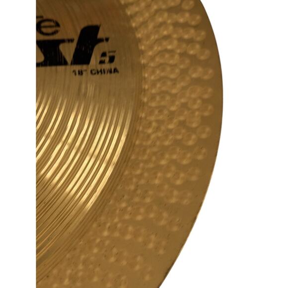 Paiste PST5 18” China Crash Cymbal 2002 CuSn8 Bronze Musical Cymbal - Picture 4 of 5